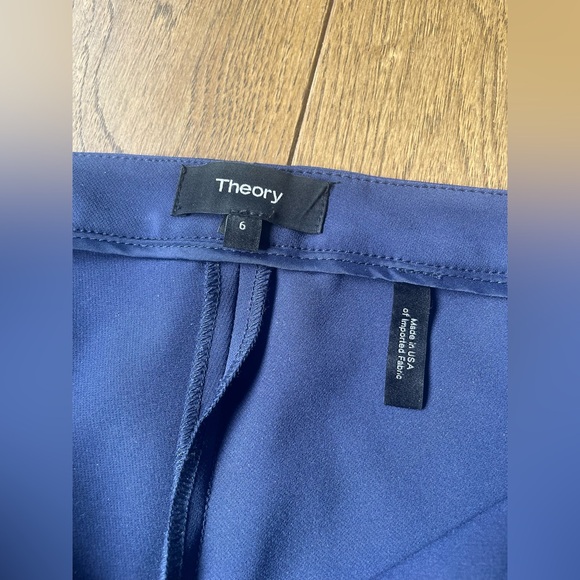 Theory Classic  Skinny Pants (navy) - Picture 3 of 6